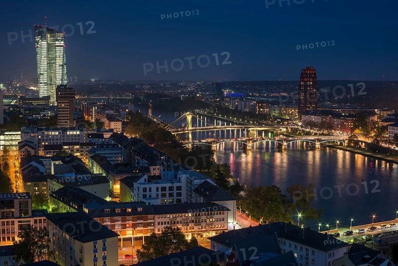 View of the city and the Main river from the top of the cathedral
