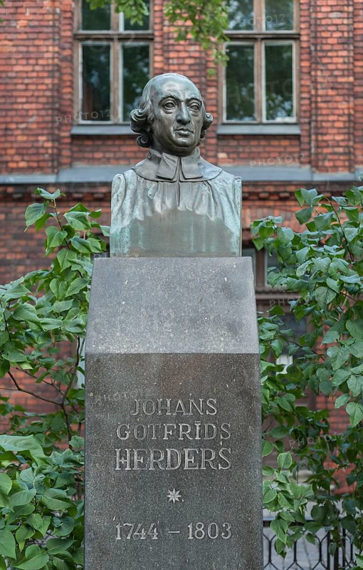 Monument to Johann Gottfried Herder at the Cathedral