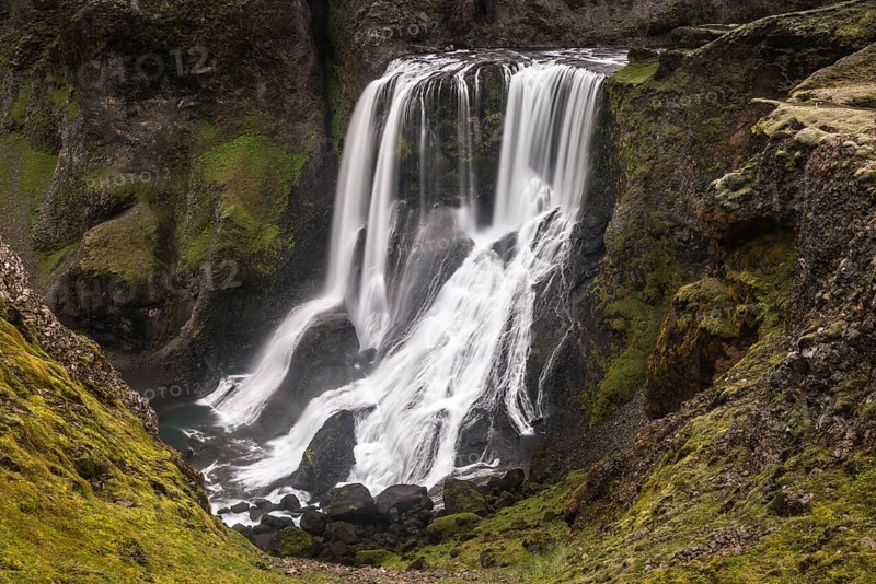 Fagrifoss waterfall