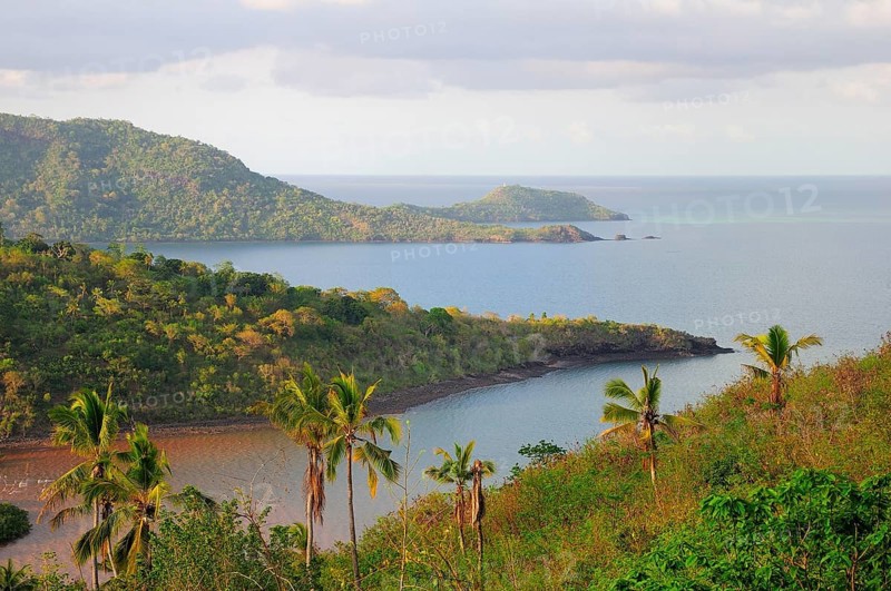 The northern tip of the island Grande-Terre with the Baie de Handreman