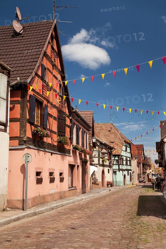 Half-timbered houses in the historic centre