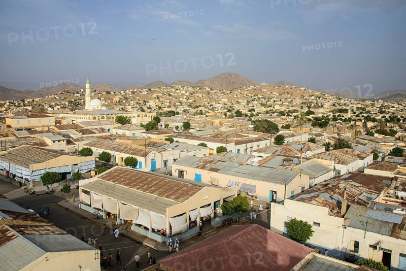 Overlooking the town of Keren in the highlands