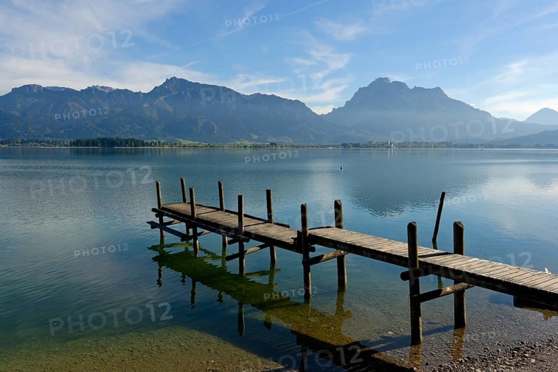 Jetty on Forggensee Lake