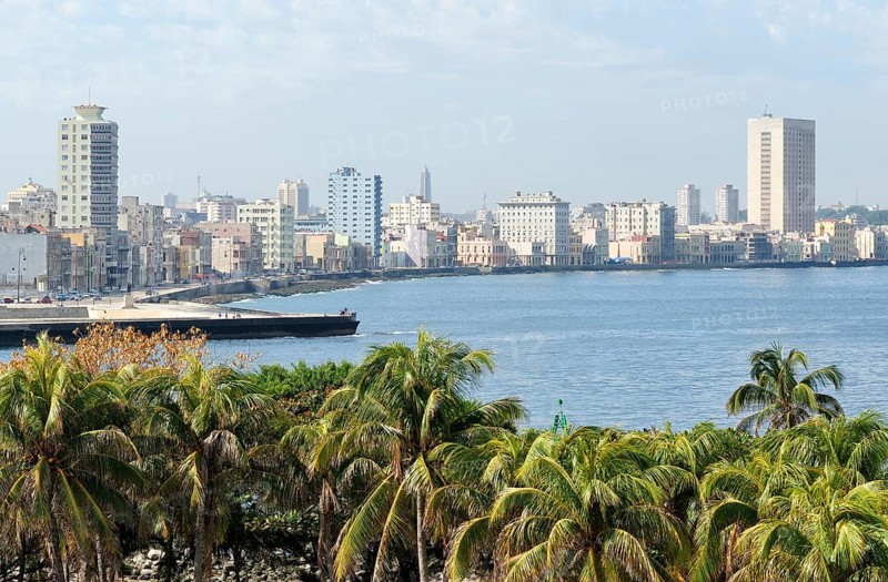 View of the districts of Centro Habana and El Verdado