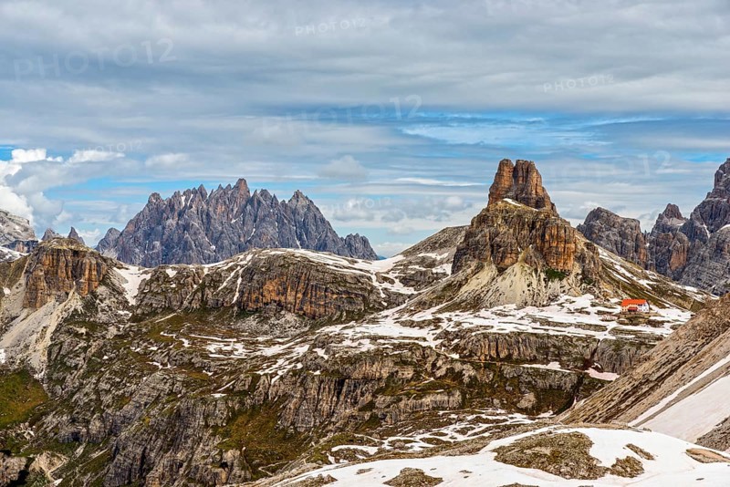 Rifugio Locatelli alle Tre Cime or Drei Zinnen Hutte and Toblinger Knoten or Torre di Toblin