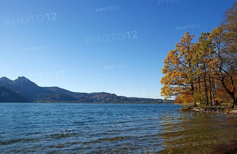 Autumn at Lake Kochel or Kochelsee Lake