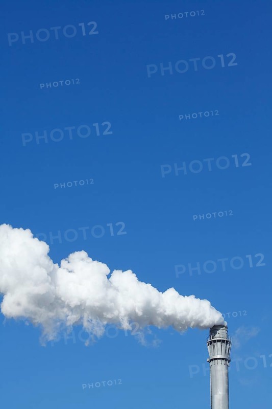 Smoking factory chimney