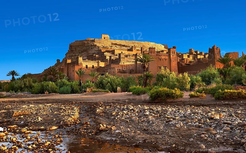 Mud buildings of the fortified Berber Ksar of Ait Benhaddou