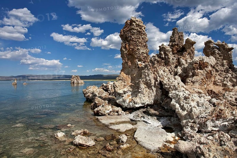 Tuff rock formations
