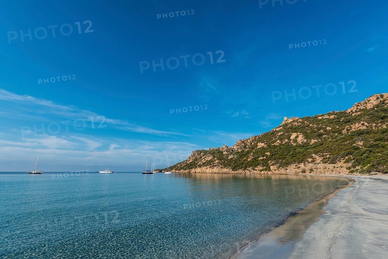 Coastline with sandy beach
