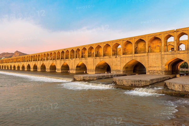 Si-o-se Pol Bridge or Allah-Verdi Khan Bridge over Zayande-Rud river