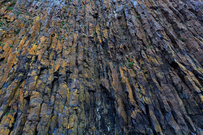 Basalt columns in Stykkisholmur