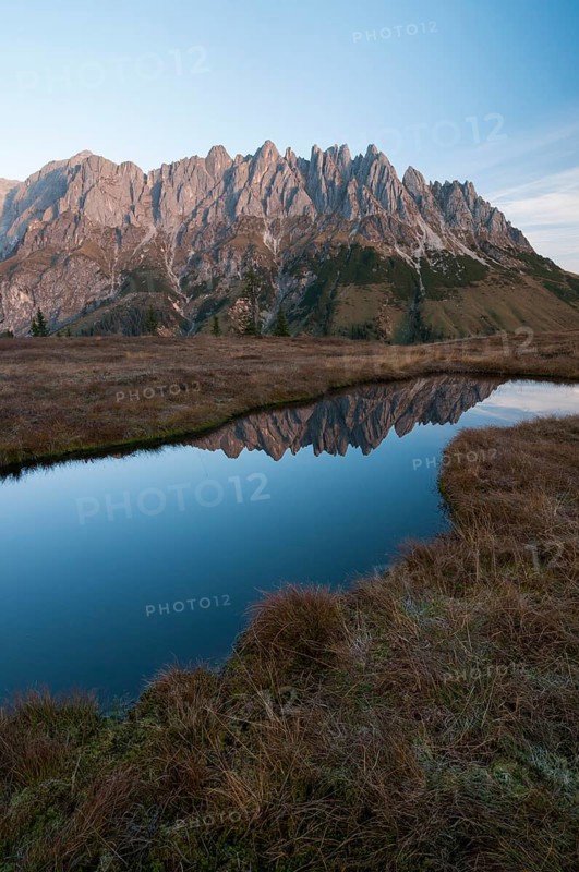 Mandlwande in the morning with reflection