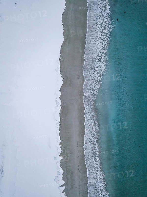 Haukland beach from above
