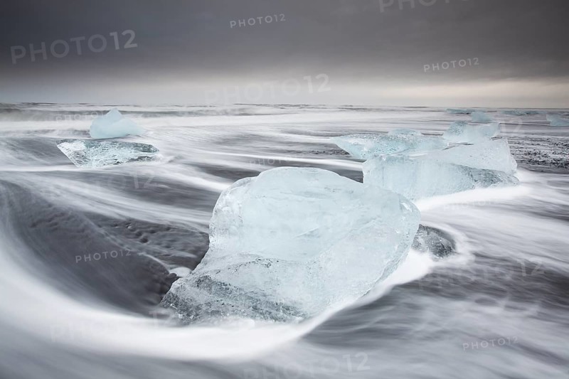 Ice on the beach