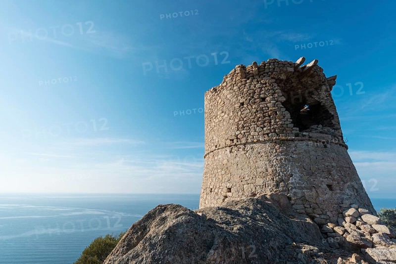 Half-ruined stone tower