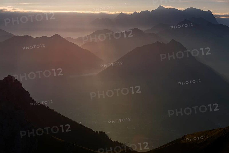 Sunrise over Reutte