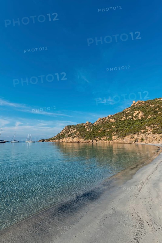 Coastline with sandy beach