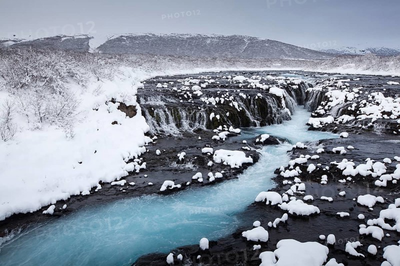 Bruarfoss in winter