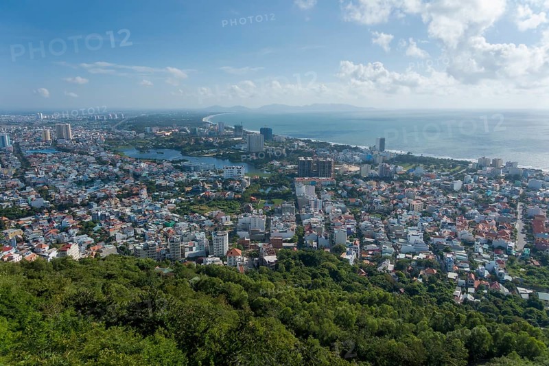 Overlooking the city