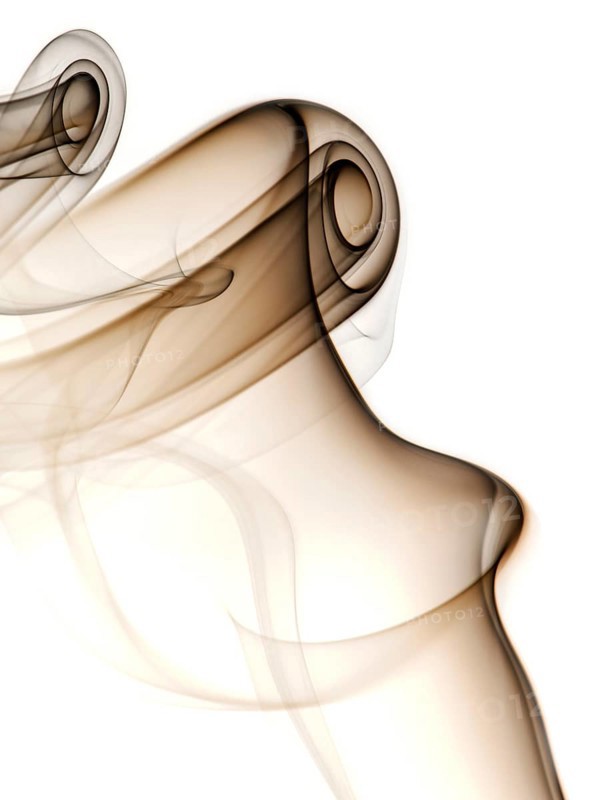 Smoke from an incense stick or joss stick