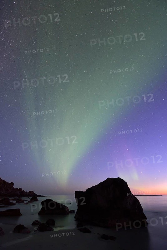 Northern Lights on Utakleiv Beach