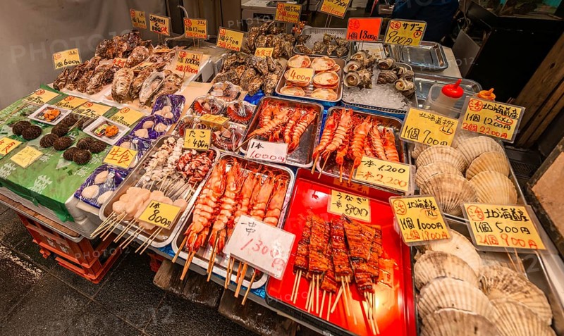 Fresh seafood