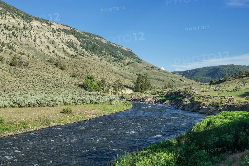 Bathing site of Boiling River