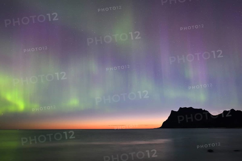 Northern Lights on Utakleiv Beach