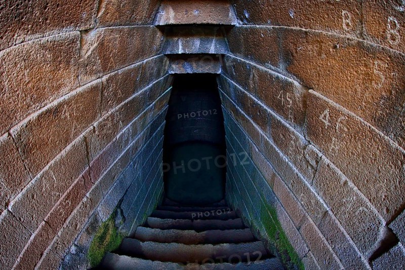 Stairs to the Holy Well of Santa Cristina