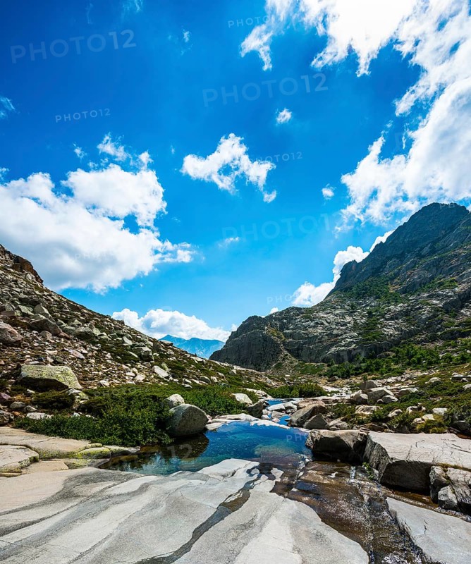 Pool in the mountains