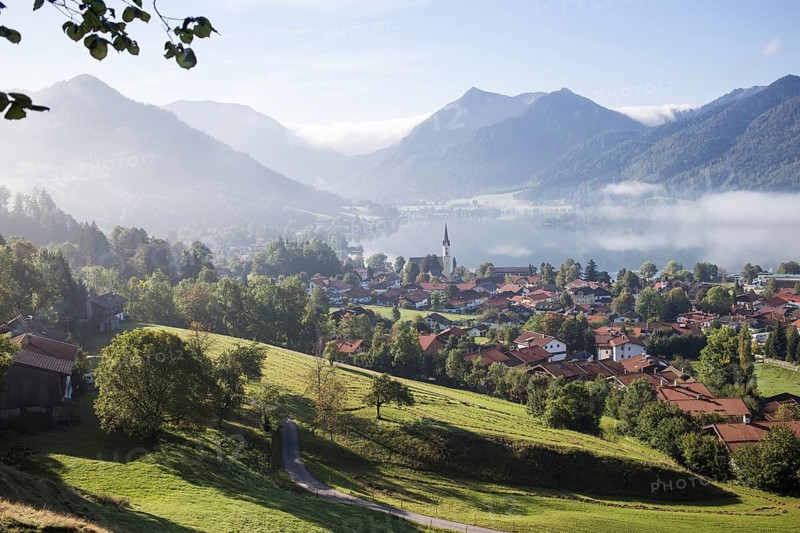 Landscape with townscape