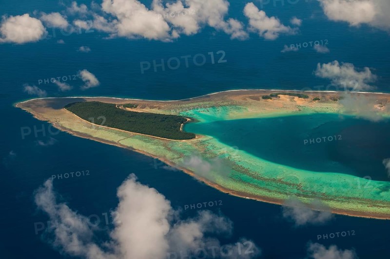 Aerial view of the Ant Atoll