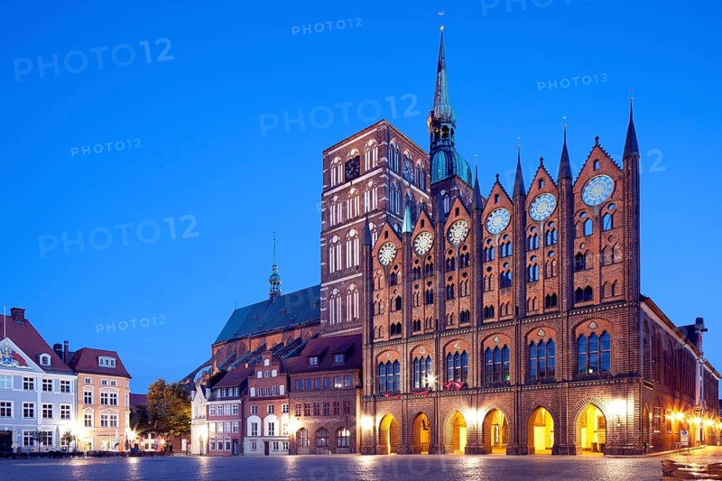 Stralsund Town Hall with origins from the 13th century