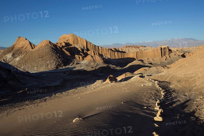 Sand dune in the Valle de la Luna or Valley of the Moon