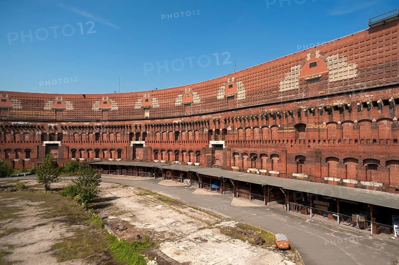 Courtyard of the unfinished Congress Hall of the Nazi Party from 1939