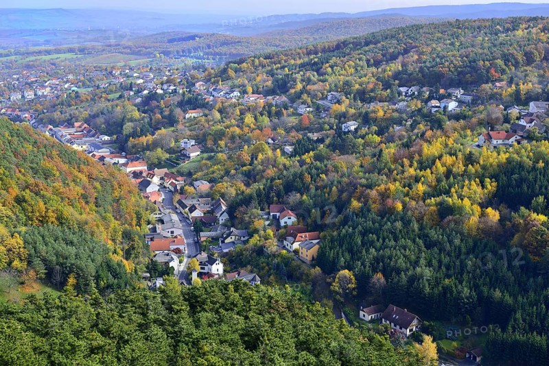 Townscape in autumn