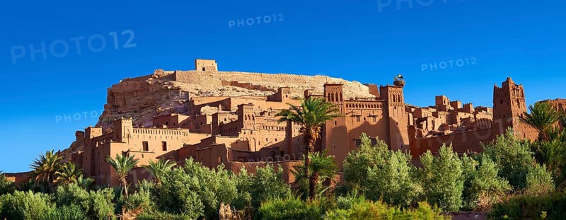 Mud buildings of the fortified Berber Ksar of Ait Benhaddou