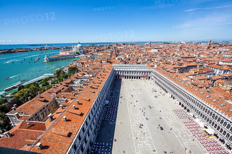 View from St Mark's Campanile in St Mark's Square
