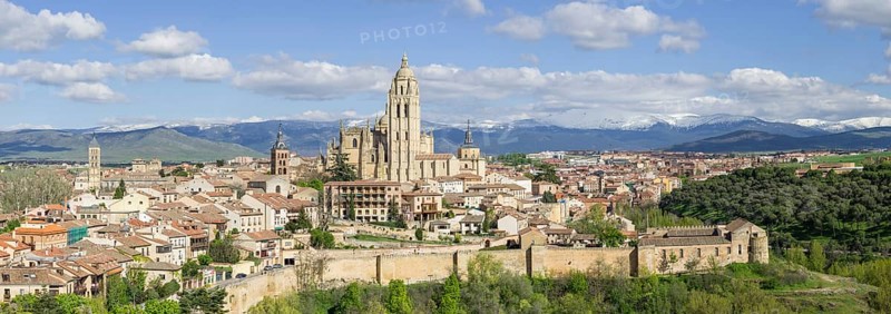 Segovia Cathedral and old town