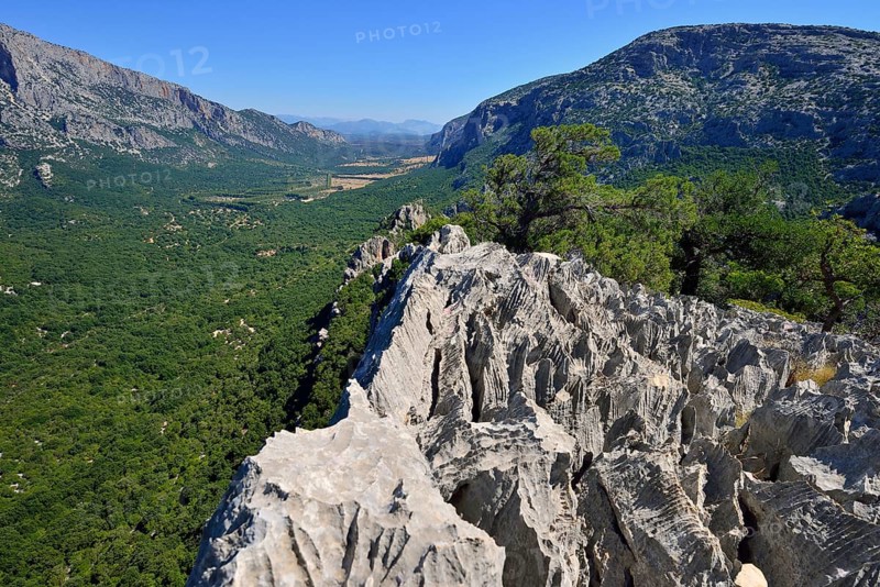 View from Monte Tiscali on the Lanaittu Valley
