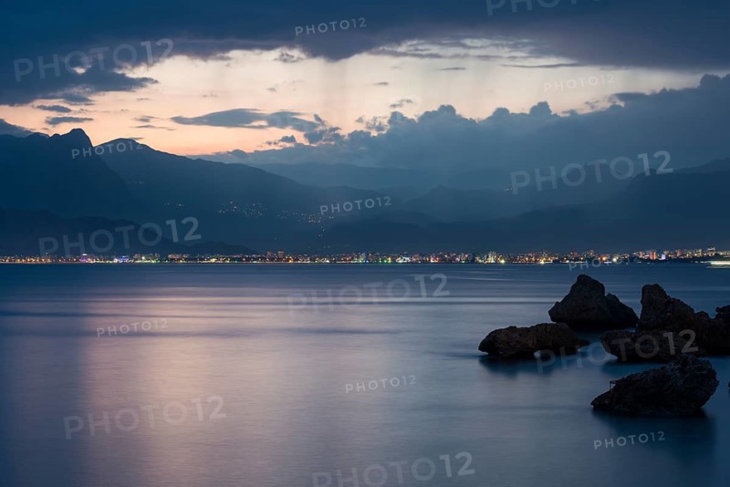 Evening mood by the sea