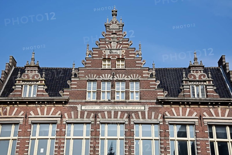 Gable of a historic building on the Grote Markt