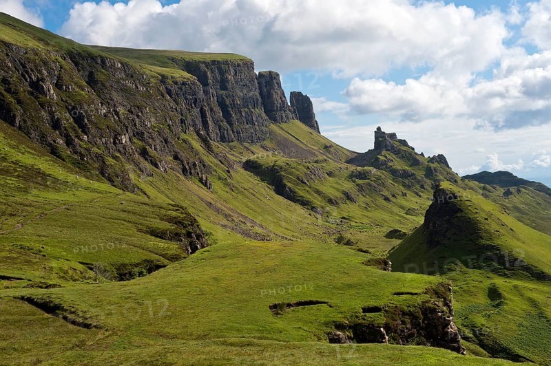 Rocky landscape of Quiraing