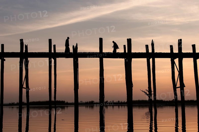 U Bein Bridge in the evening light