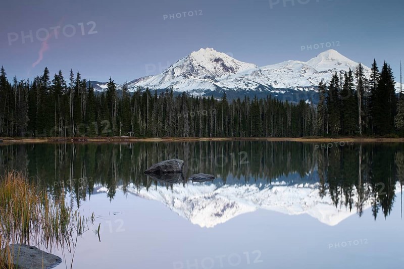Scott Lake with Three Sisters