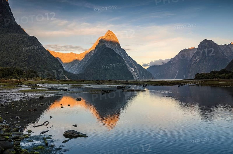 Mitre Peak in the morning light