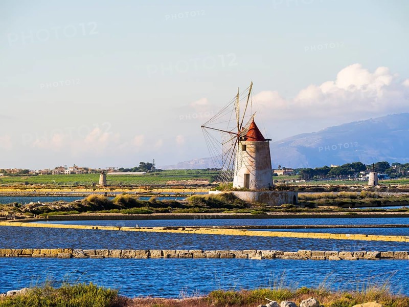 Ettore Infersa Saltworks windmill