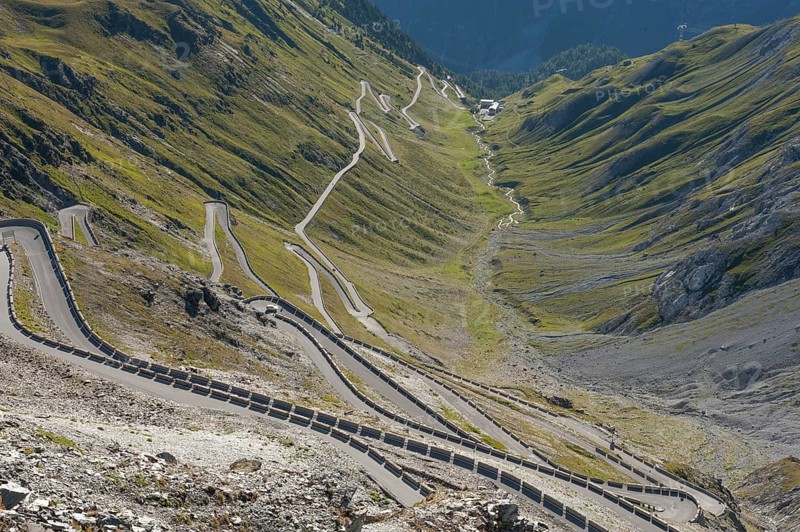 Road to Stelvio Pass
