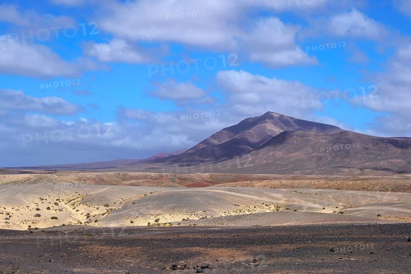 Barren landscape in the Monumento Natural de los Ajaches natural park